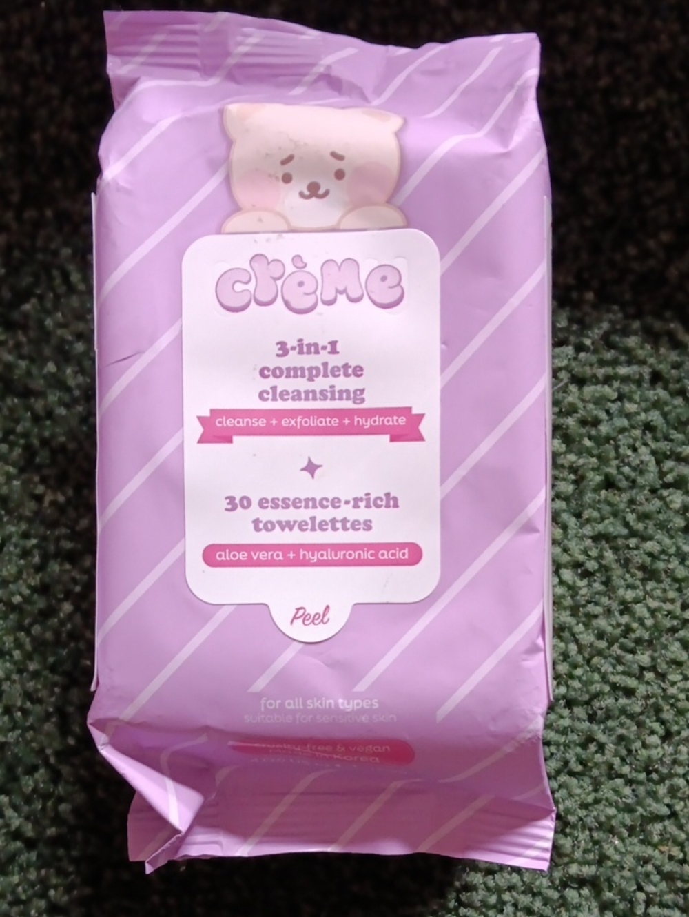 Creme Shop Cleansing Towlettes 60 Wipes.
